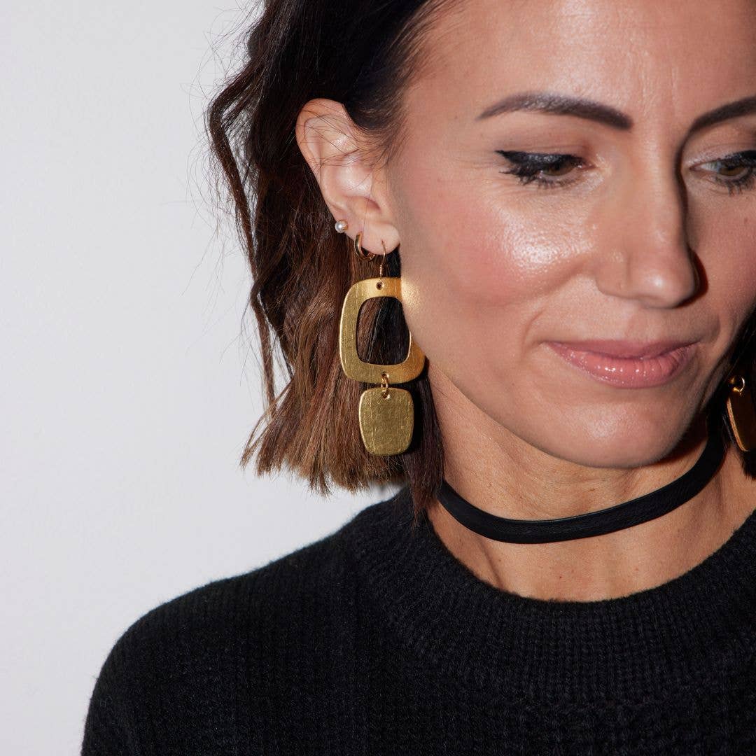Gold Waterproof Essential Huggie Earrings