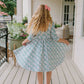 Emile Dress- Wildflower Grid