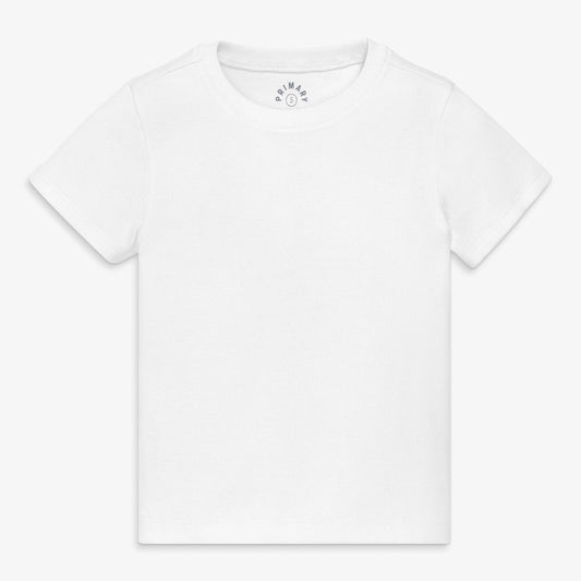 Rib Tee- White
