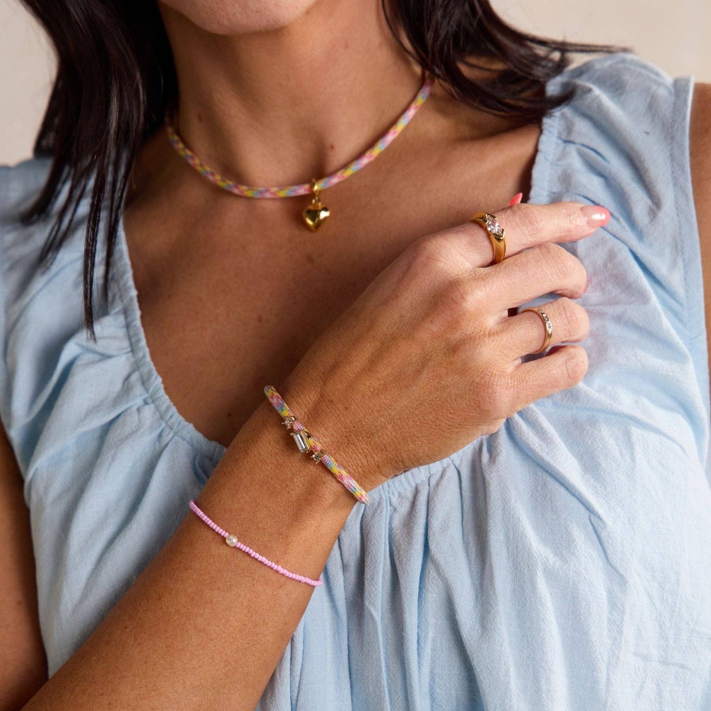 Luxe Rainbow Minimalist Paracord Bracelet