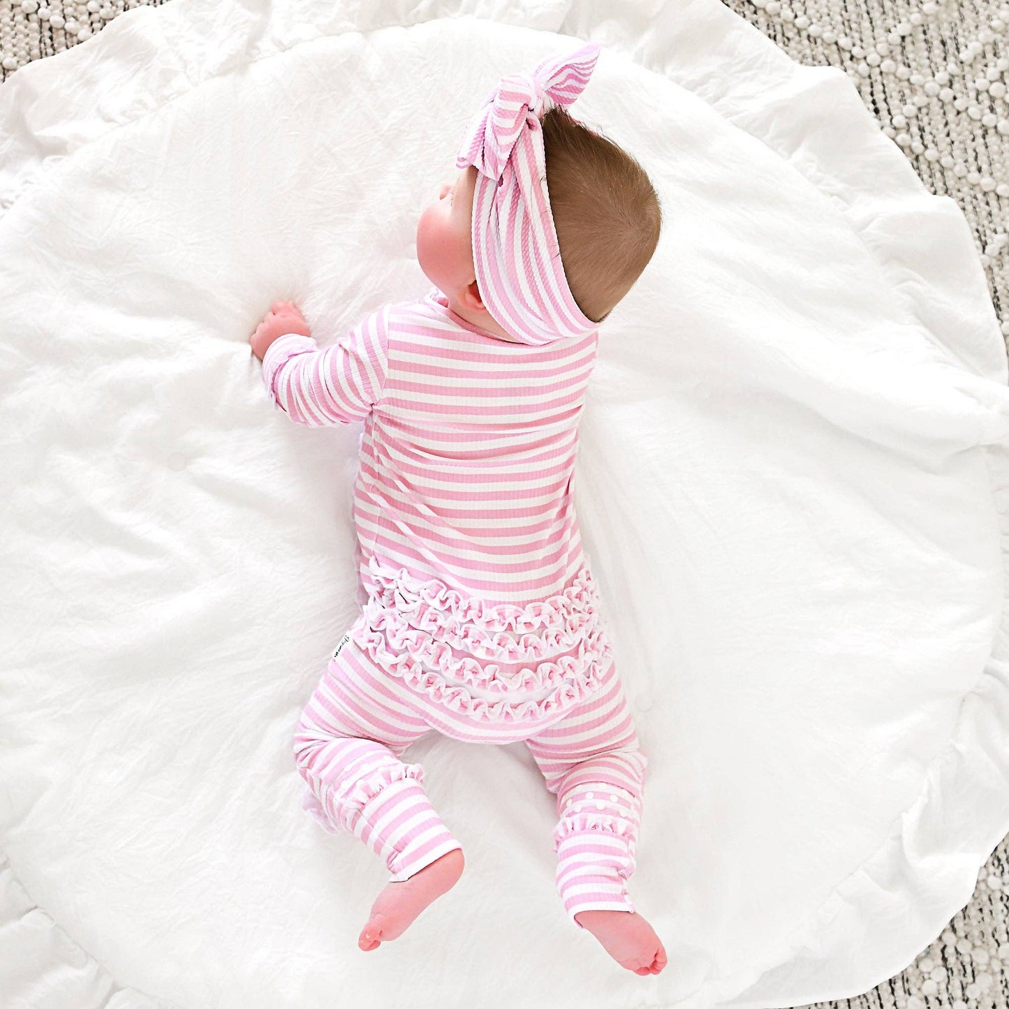 Lana Ruffle Zip Bamboo Sleeper