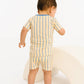 Vintage Stripe Bamboo Shorts Set
