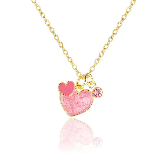 Sweet Petite Necklace- Heart 2 Heart