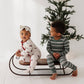 Bamboo Two Piece Set- Pine Stripe