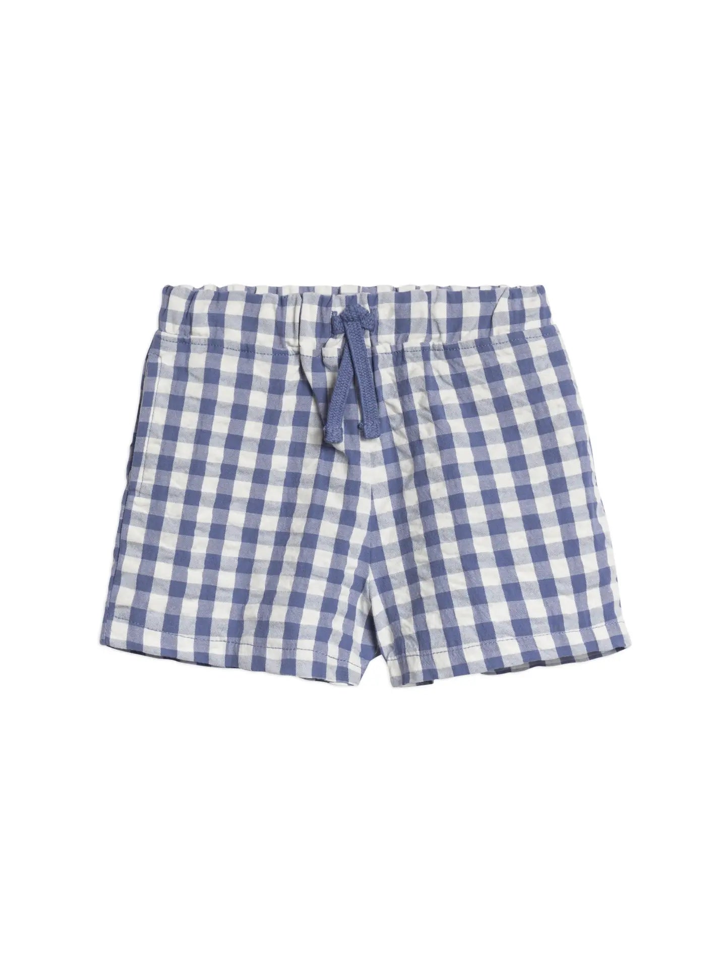 Organic Baby & Kids Nixie Seersucker Short - Marino Gingham