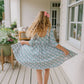 Emile Dress- Wildflower Grid