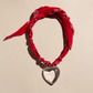 Red Bandana Charm Necklace