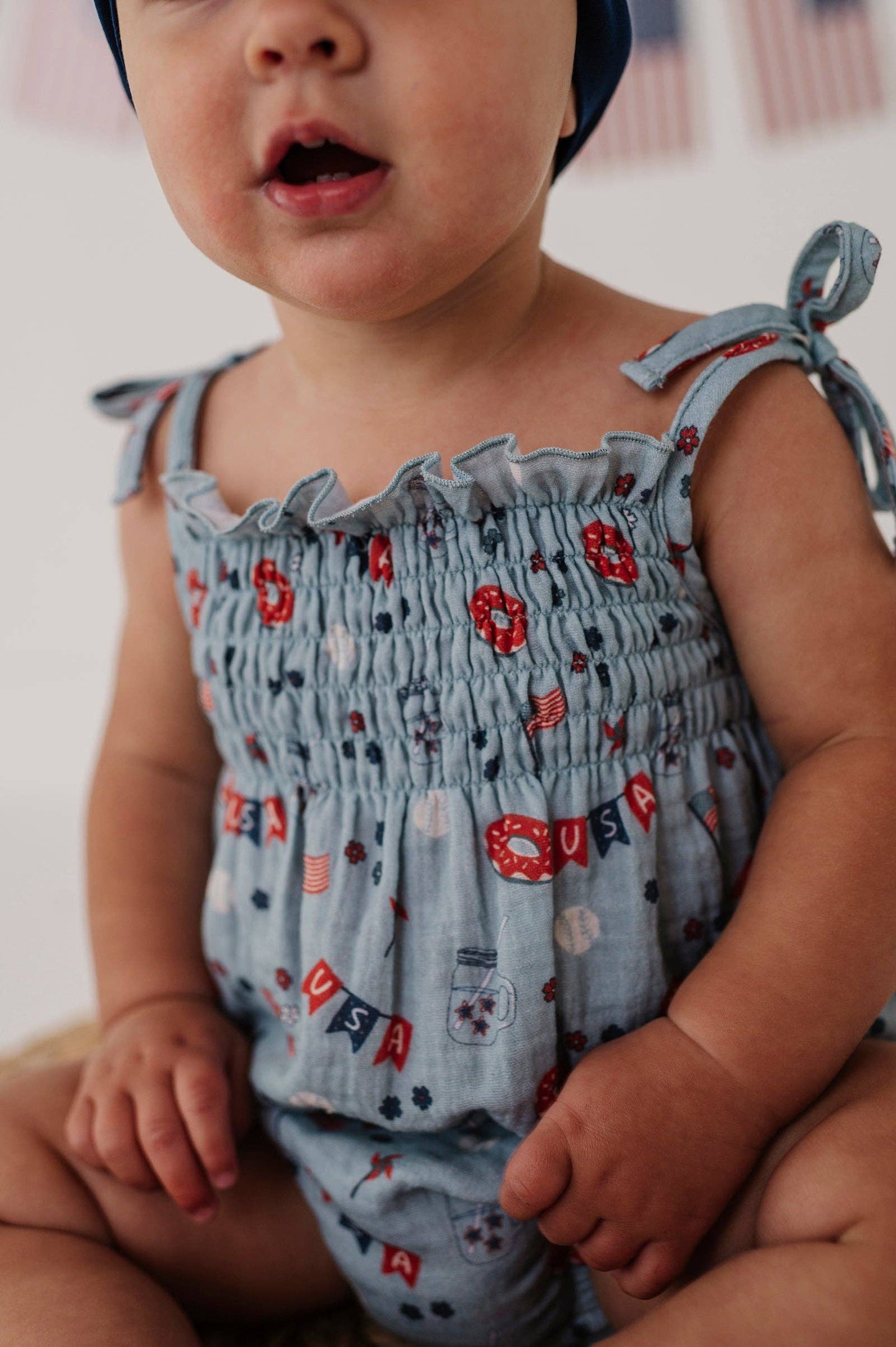 Babysprouts Tie-Smocked Bodysuit