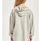 French Terry Hoodie- Grey