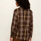 City Plaid Shirt- Burnt Cocoa