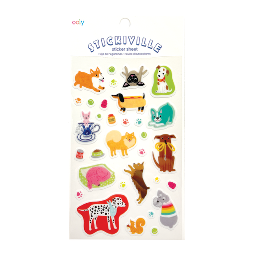 Stickiville: Standard Stickers - Quirky Dogs (1 Sheet)