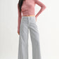 Side Stripe Wide Leg