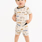 Speedway Bamboo Shorts Set