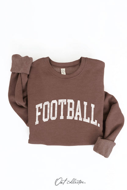 football graphic sweatshirt