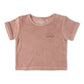 Organic Terry Tee & Shorts Set - Clay
