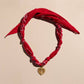 Red Bandana Charm Necklace