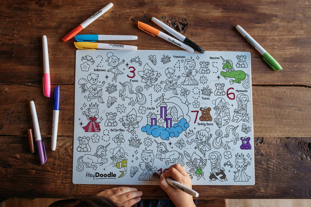 Sugar & Spice Reusable Color-In Activity Mat