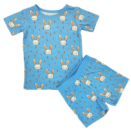 Garden Bunny Bamboo Shorts Set