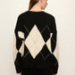 Argyle Crew Sweater