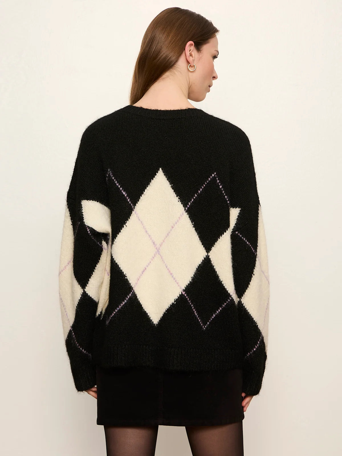 Argyle Crew Sweater