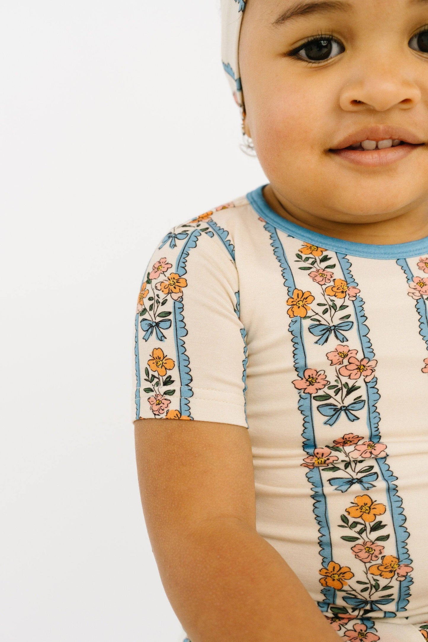 Cottage Bouquet Bamboo Shorts Set