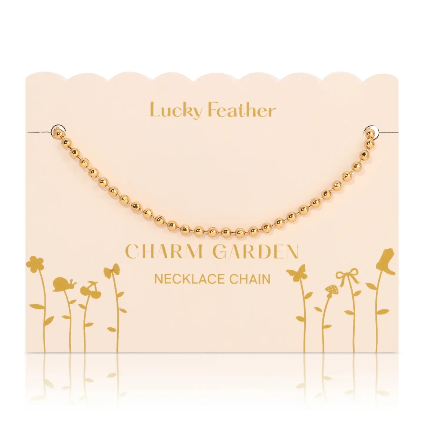 Charm Necklace Chain - Gold