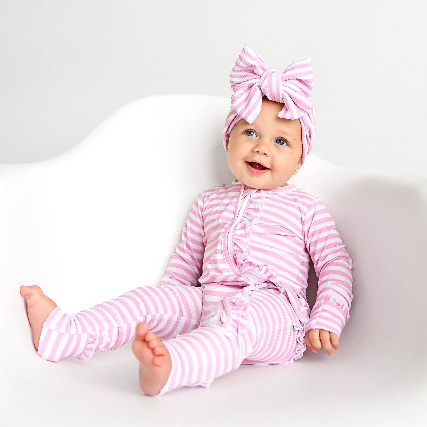 Lana Ruffle Zip Bamboo Sleeper