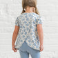 Organic Baby & Kids Cora Tulip Back Tee - Gia Floral / Rain