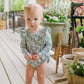 Leah Romper- Wildflower Grid