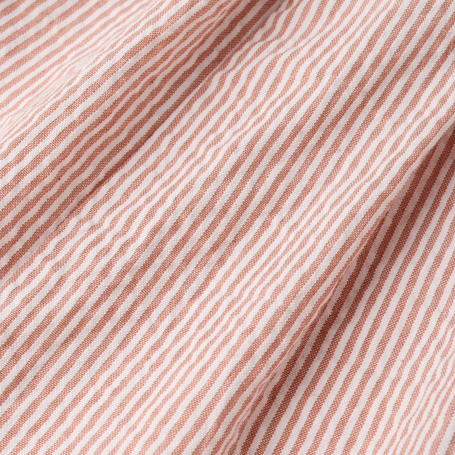 Organic Smocked Top And Bloomer Set - Coral Stripes