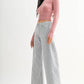 Side Stripe Wide Leg