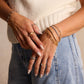 Gold Paper Clip Chain Bracelet