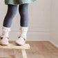 Charcoal Gray Cable Knit Tights