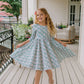 Emile Dress- Wildflower Grid