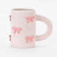 Ceramic Coffee Mug- Pink Bows