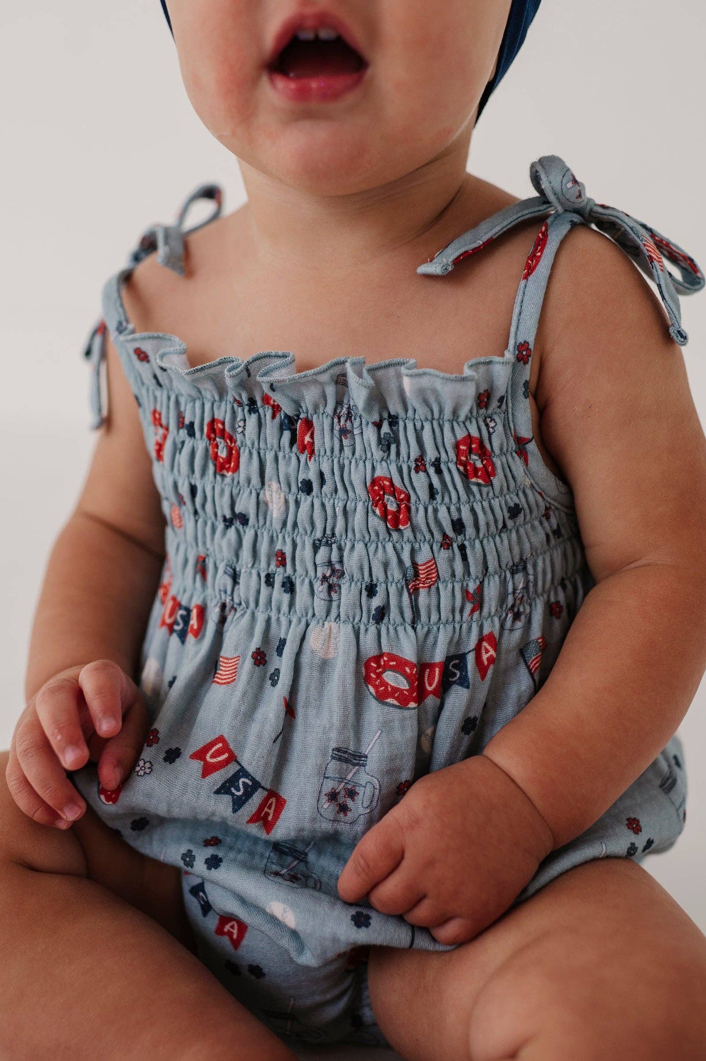 Babysprouts Tie-Smocked Bodysuit