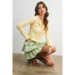 Scalloped Edge Knit Sweater