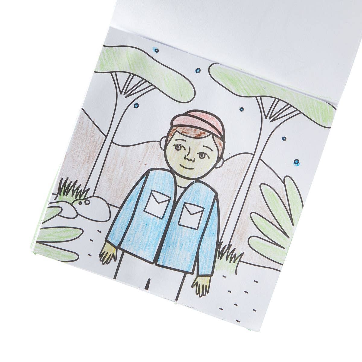 Carry-Along: Coloring Book Set - On Safari (10 PC Set)