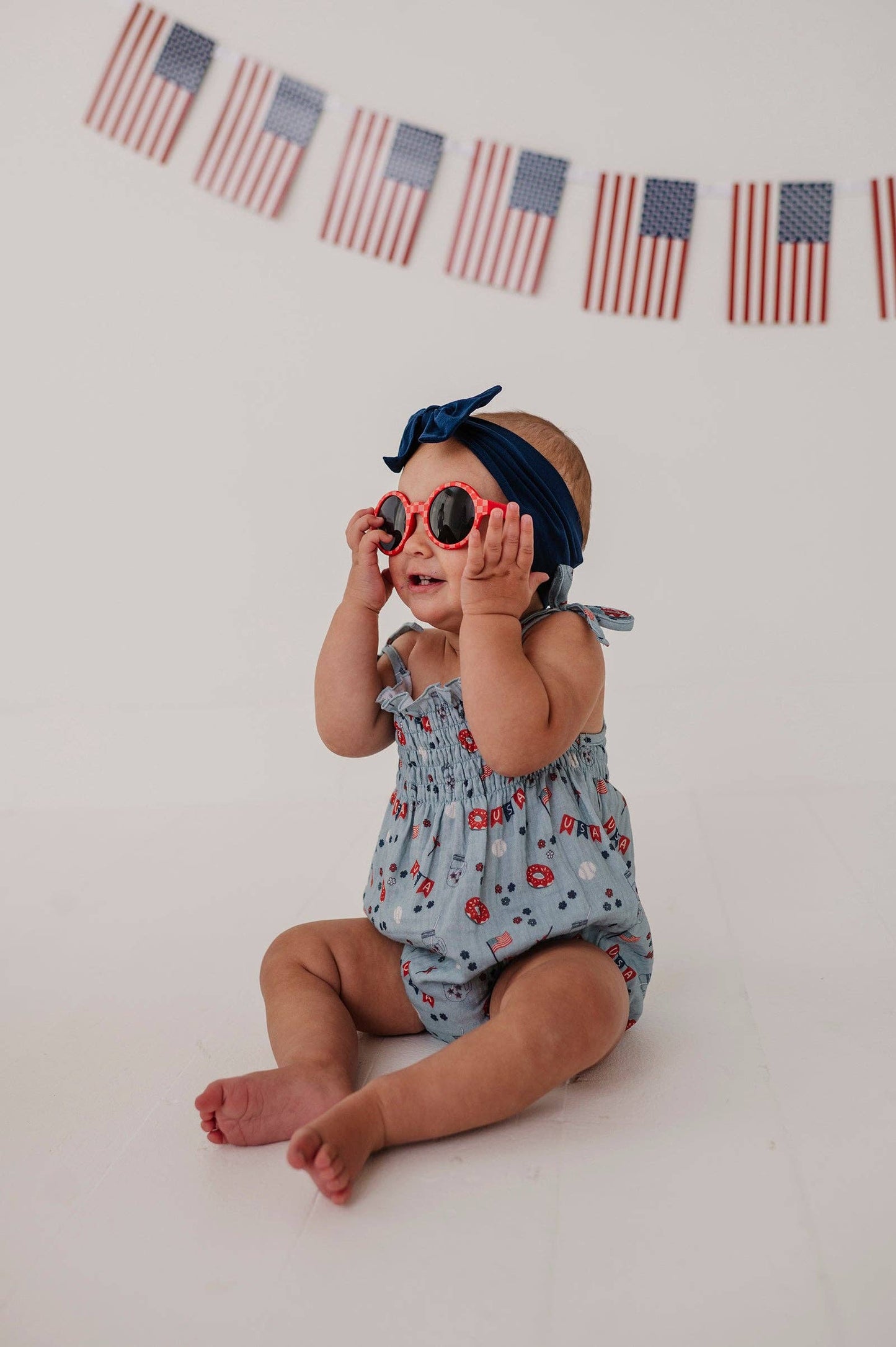 Babysprouts Tie-Smocked Bodysuit