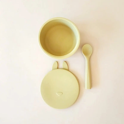 Bunny Suction Bowl + Spoon