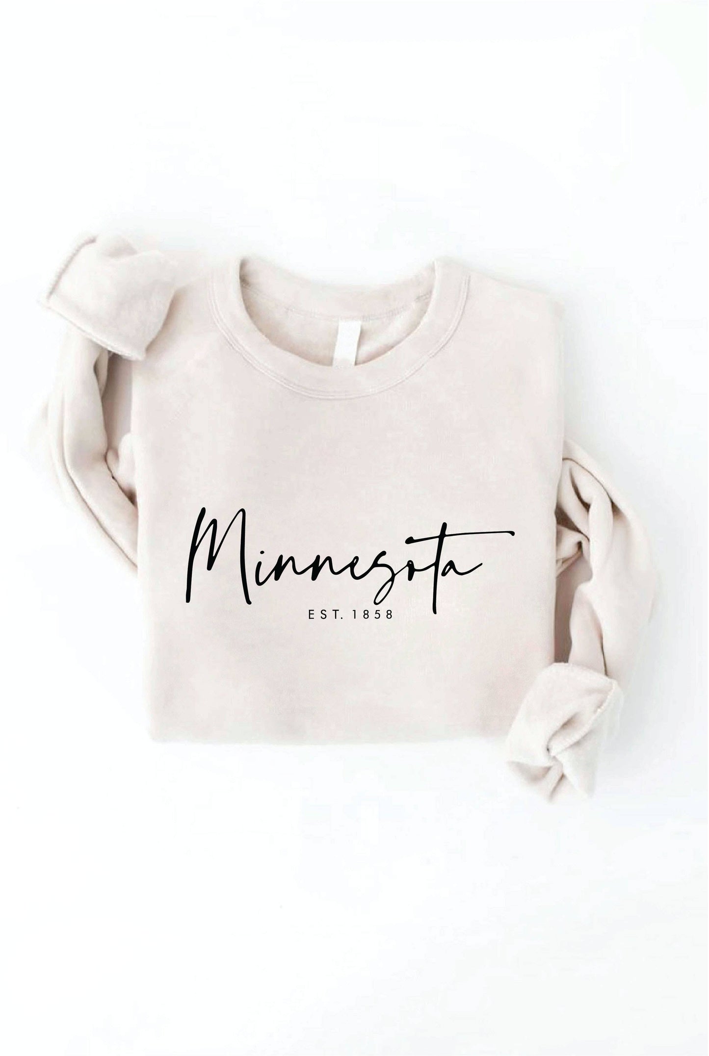 MINNESOTA EST.1858 Graphic Sweatshirt- Heather Dust