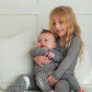 Bamboo Zip Pajamas- Green Gingham