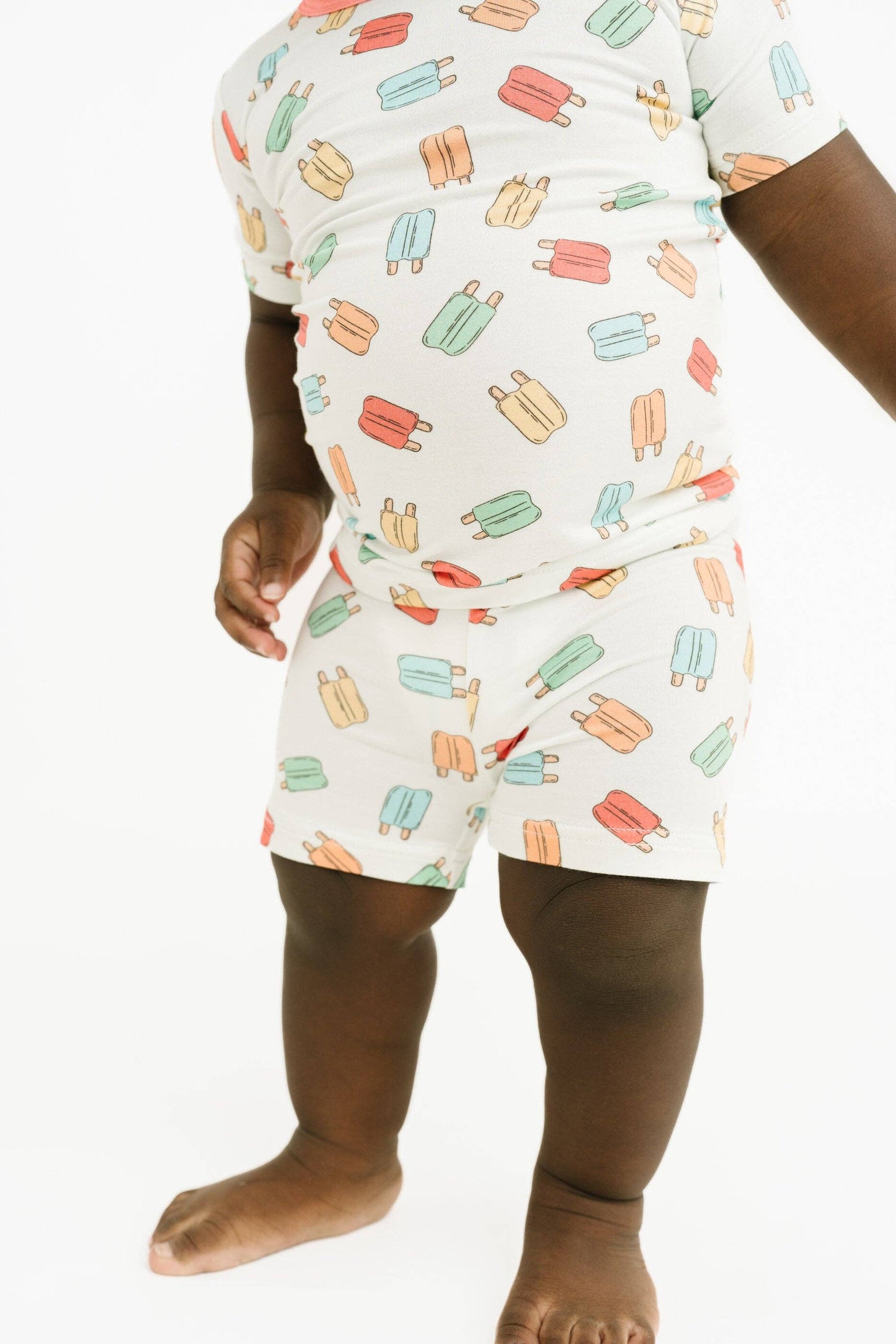 Summer Popsicles Bamboo Shorts Set