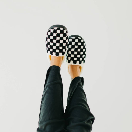 Checkered Slippers 