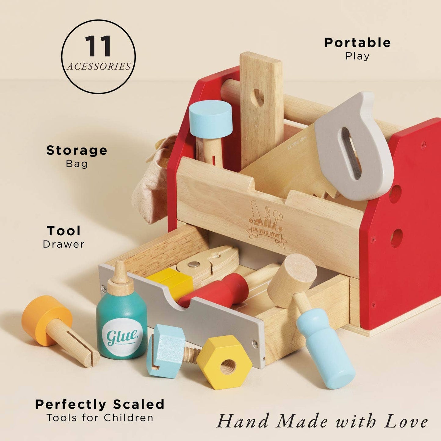 Tool Box & Wooden Tools