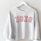 Xoxo Puff Print Mid Graphic Sweatshirt