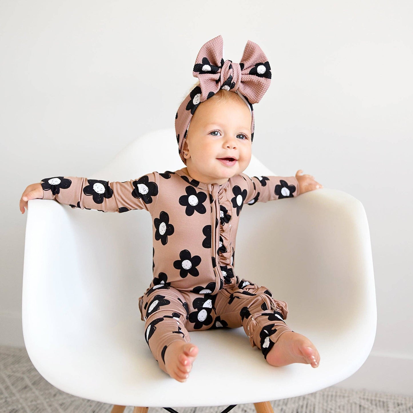 Coco Ruffle Zip Bamboo Sleeper