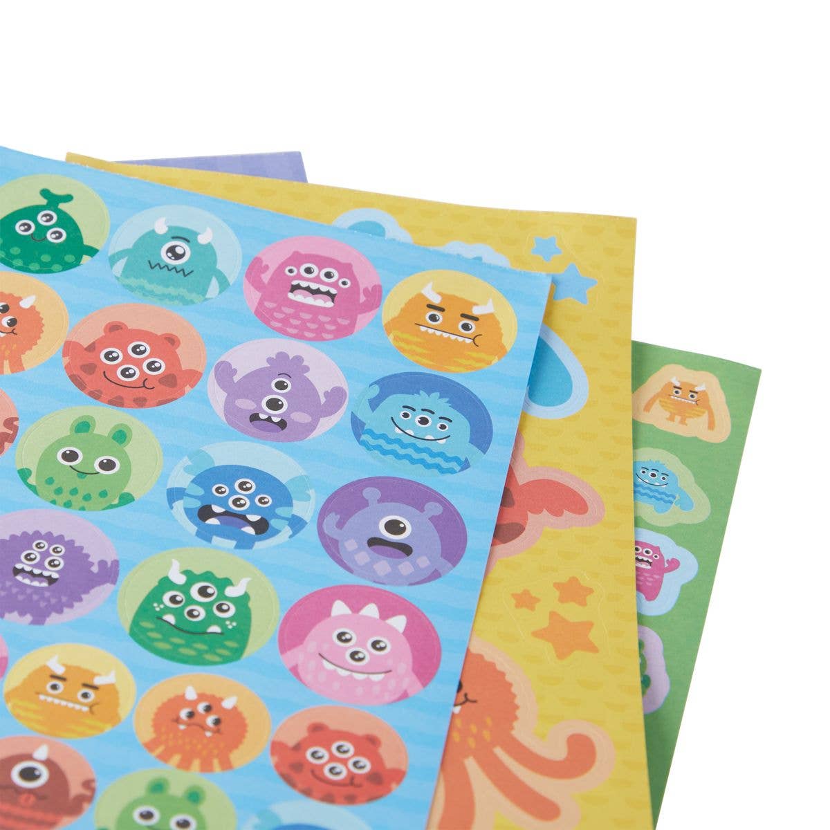 Stickiville Stickers: Monsters - Book (10 Sheets)