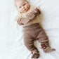 Cotton Kids Knit Pants - Bark - Lulie