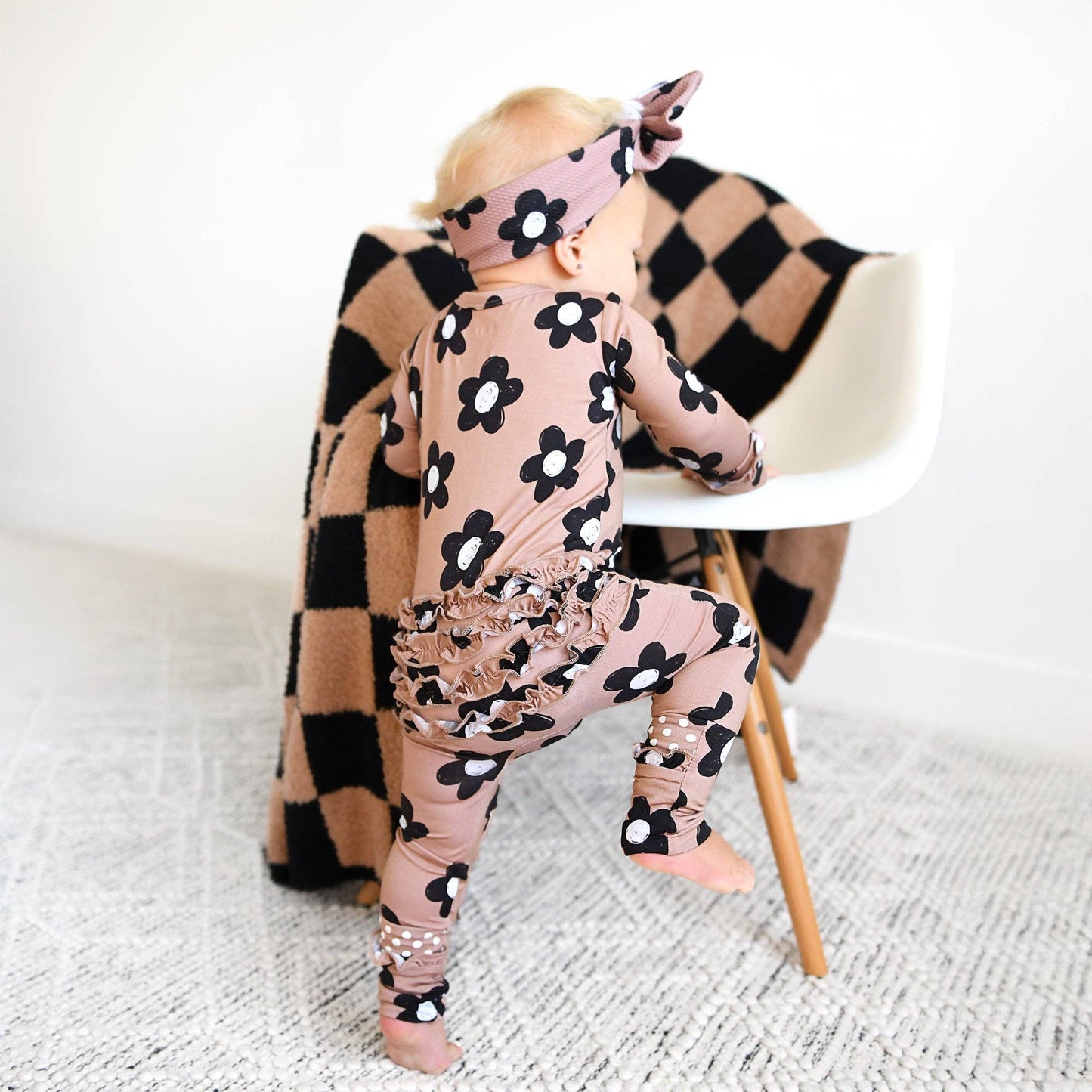 Coco Ruffle Zip Bamboo Sleeper